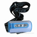 3-piece LED Head Lamp, Uses 3 x AAA Batteries